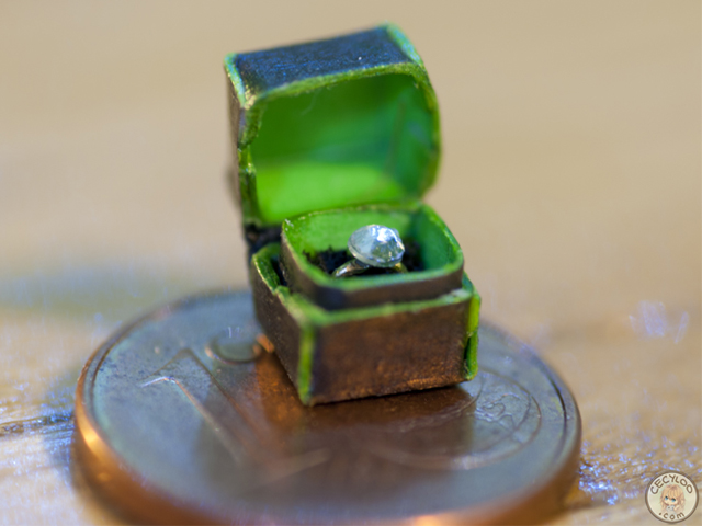 Miniatures : Bijoux - Écrin de bague