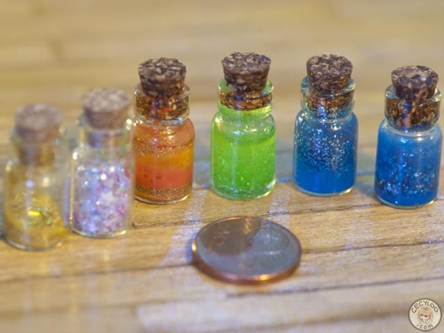 Miniatures : Bouteilles - Potions