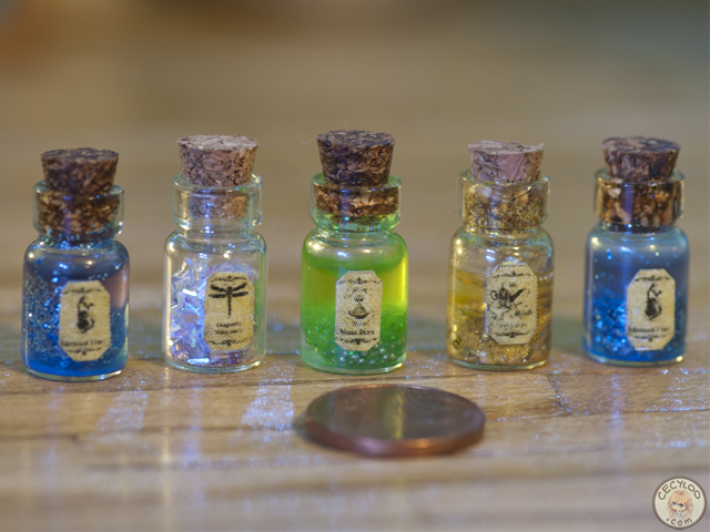 Miniatures : Bouteilles - Potions