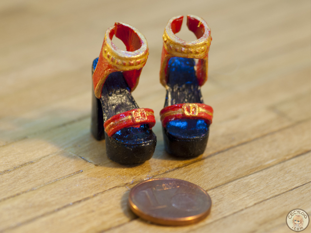 Miniatures : Chaussures de poupées