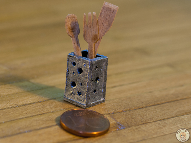 Miniatures : Kitchen - Spatulas and wooden cutlery